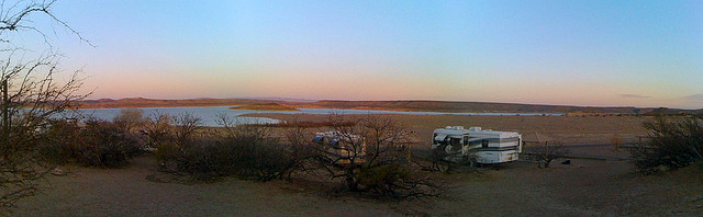 Elephant Butte Reservoir attracts a diverse group of New Mexico residents. It is a popular site for camping, boating, fishing and many other activities. Photo by Corey Taratua