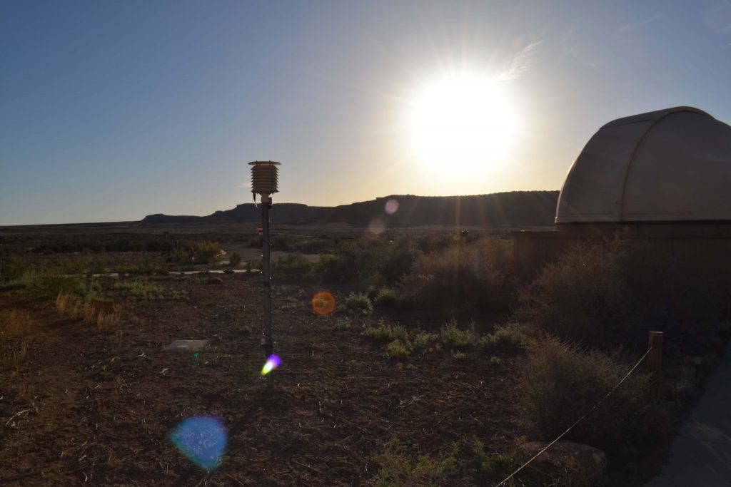 Chaco Canyon’s observatory is used for its Night Sky Program, which offers viewings of planets and stars. Photo by Tania Martinez/NMNP