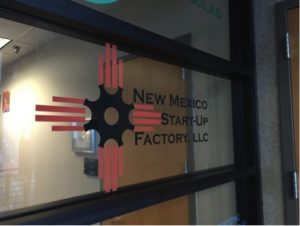 Home office for New Mexico Start up Factories, a technology ventures facility, created by John Chavez. He has been the president for six years now. 