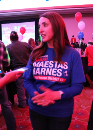 Republican Sarah Maestas Barnes kept her seat in the NM House, but will now be in the minority as a Republican in the NM House. Photo: Vanessa Espinoza / NM NewsPort