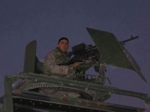 United States Marine Corps Sgt. Jose Murillo preparing for the night duty on his third tour in Afghanistan. Murillo served for eight years. Photo: Jose Murillo