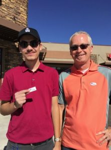 Matthew Kletecka (right) and Damon Kletecka (left) voted outside of the Bernalillo County Voting Center on 6500 Holly Ave. They say they were excited to have voted.