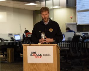 mayor keller addressing press conference