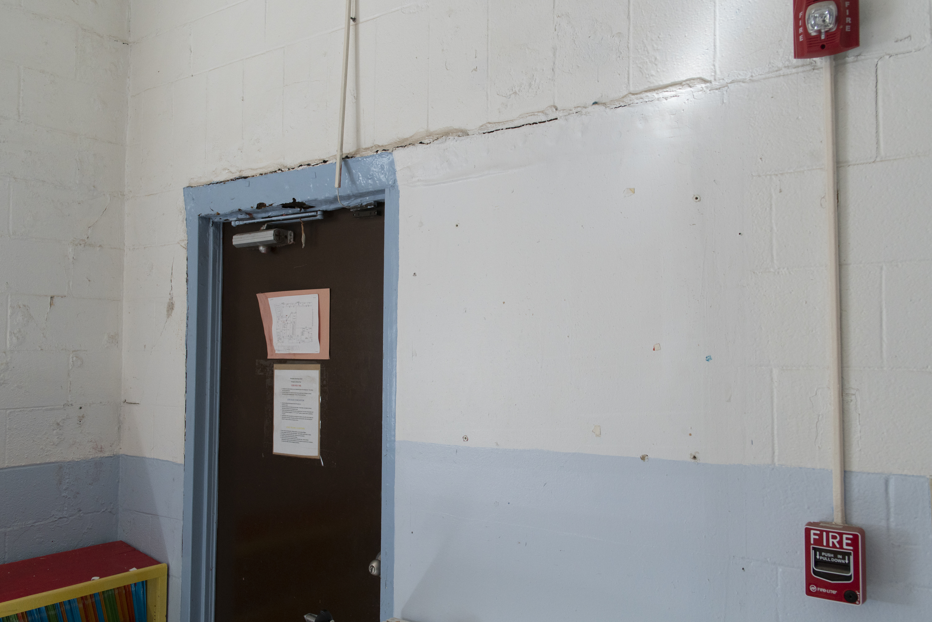 Interior of Hernandez Elementary School, Hernandez, NM