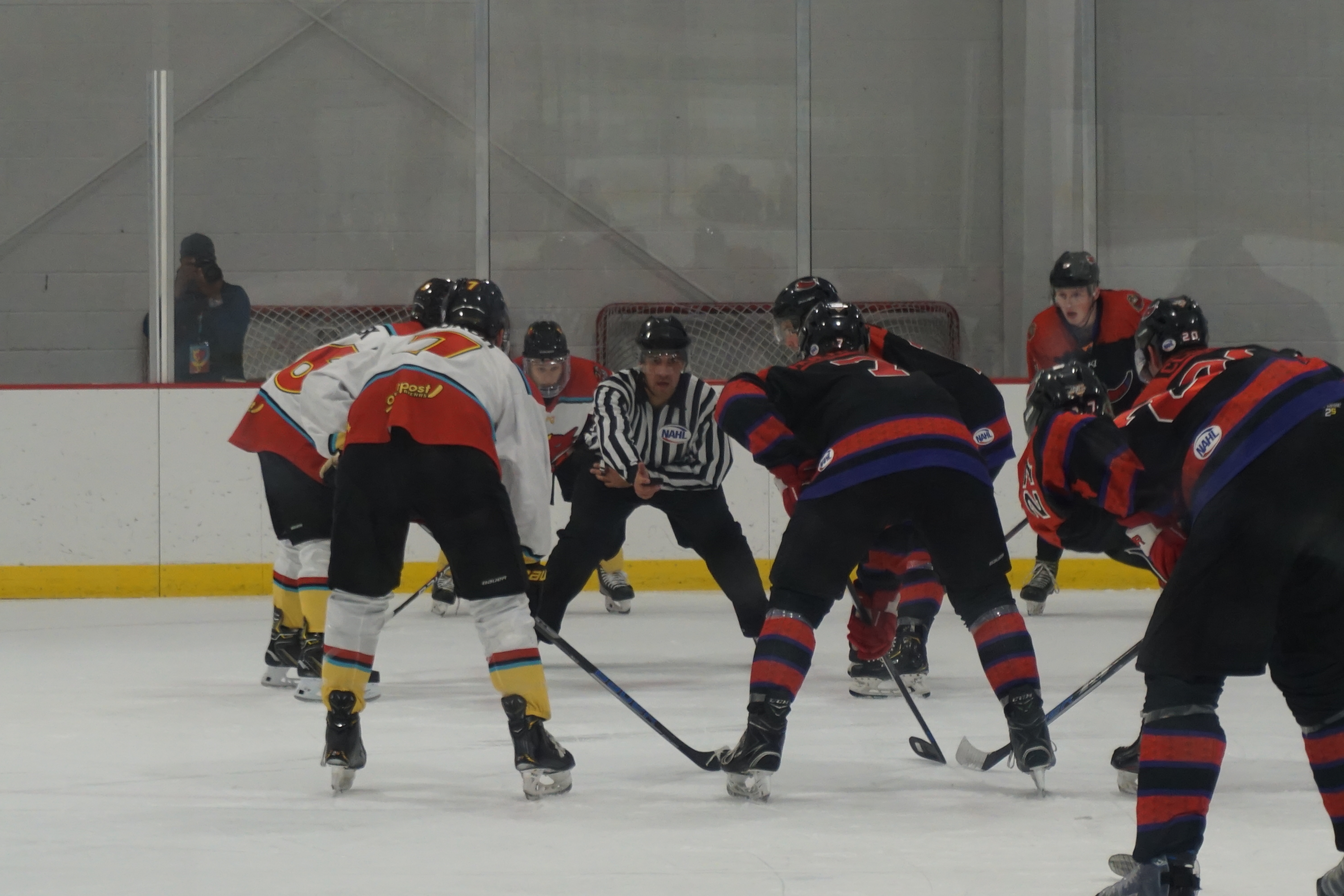 Ice Wolves v Odessa Jackalopes Faceoff
